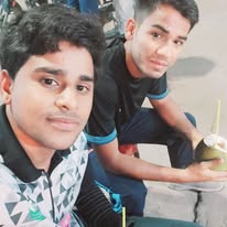 Jay and Vishnu , captain and vice captain Bhanokhar Cricket Team